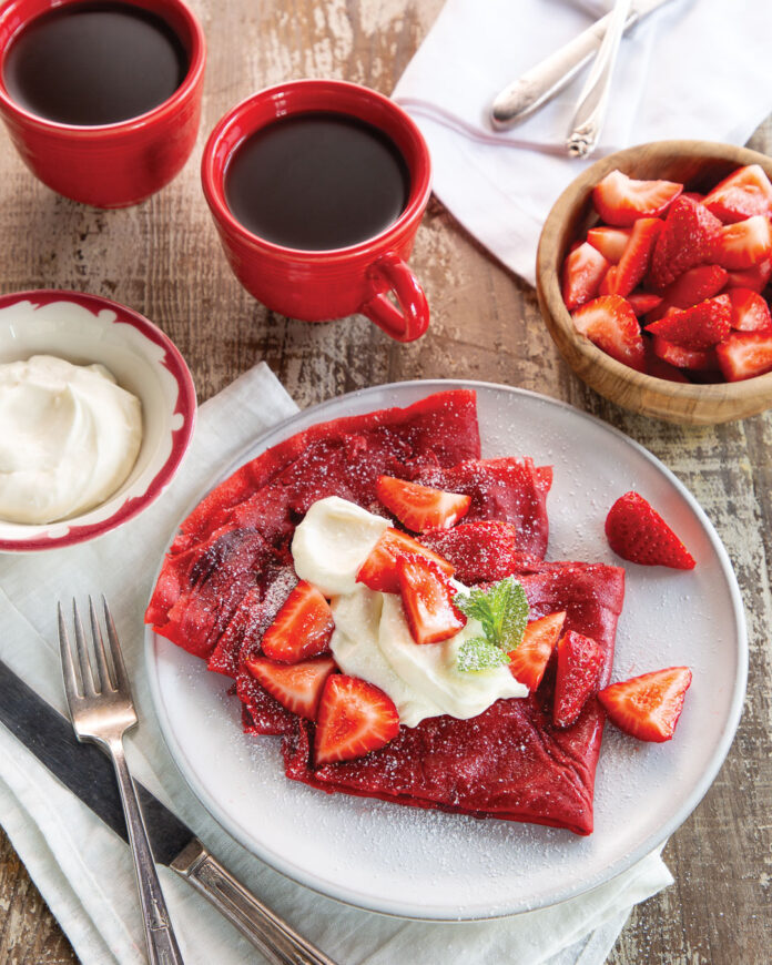 Red Velvet Crêpes