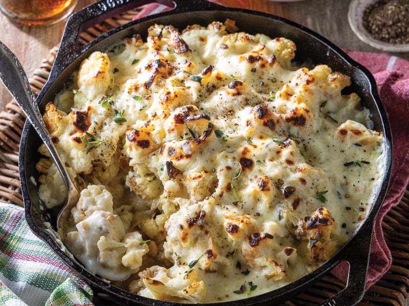 Creamy Roasted Cauliflower