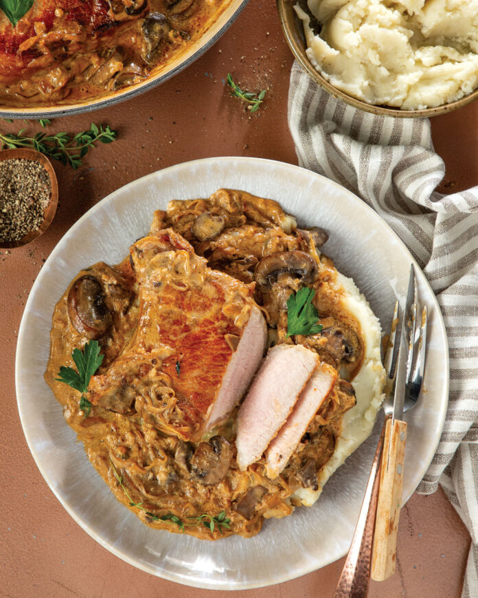 AtTable_PorkChop_592JOHSocial Smothered Pork Chops
