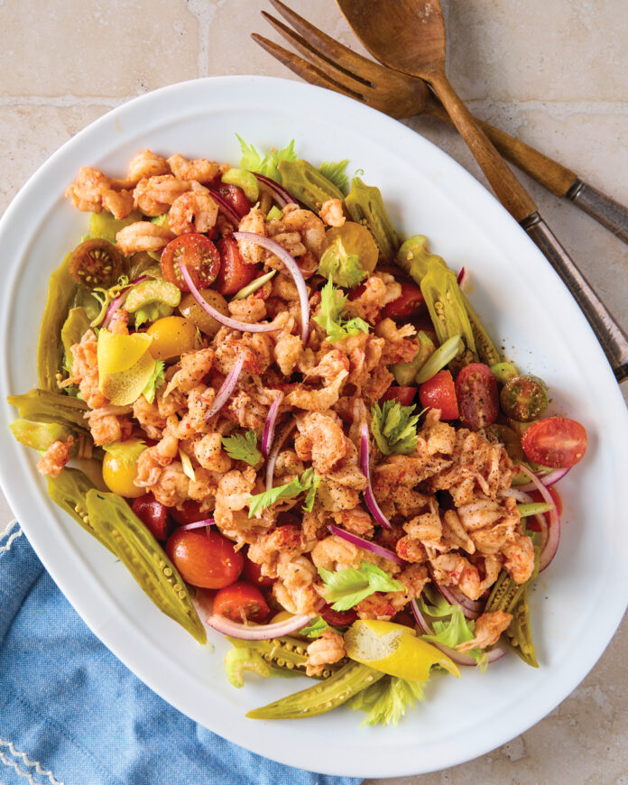 Bloody Mary Crawfish Salad