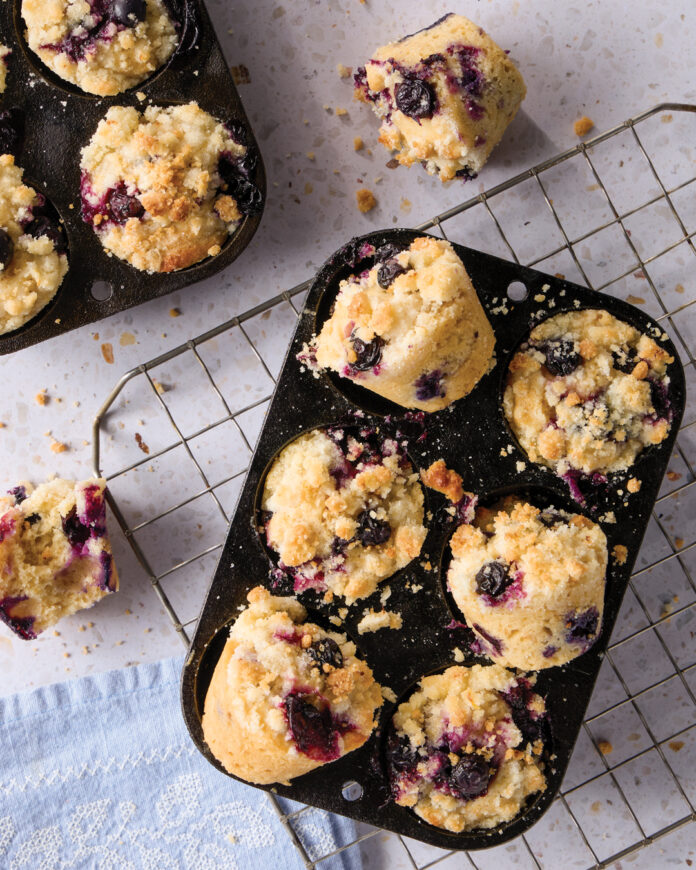 Blueberry Streusel Muffins