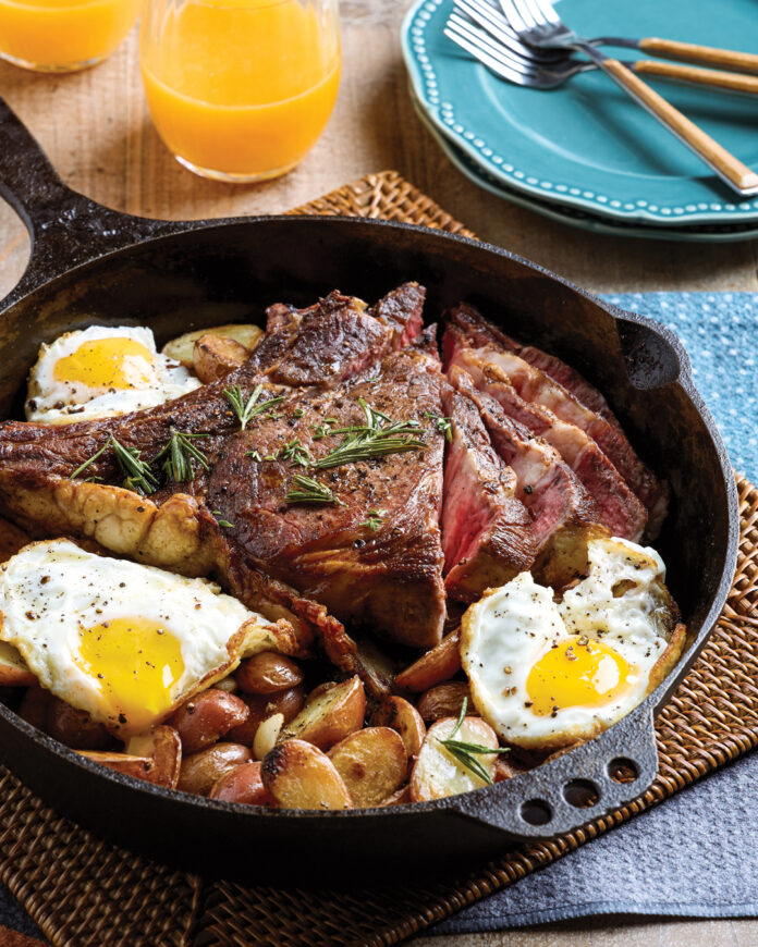 Steak and Eggs Skillet