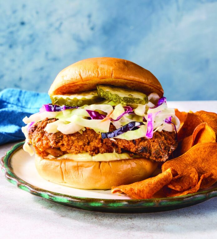 Air Fryer JB126 air fryer crispy chicken sandwich