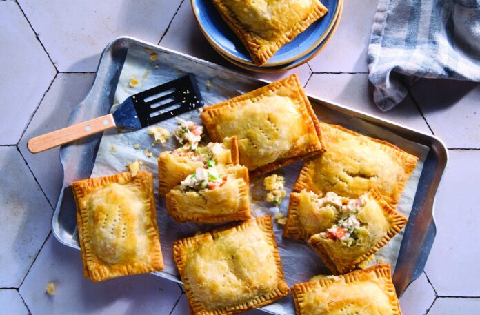chicken pot pie hand pies