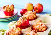 Orange-Glazed Apple Pull-Apart Muffins orange glazed apple pull apart muffins